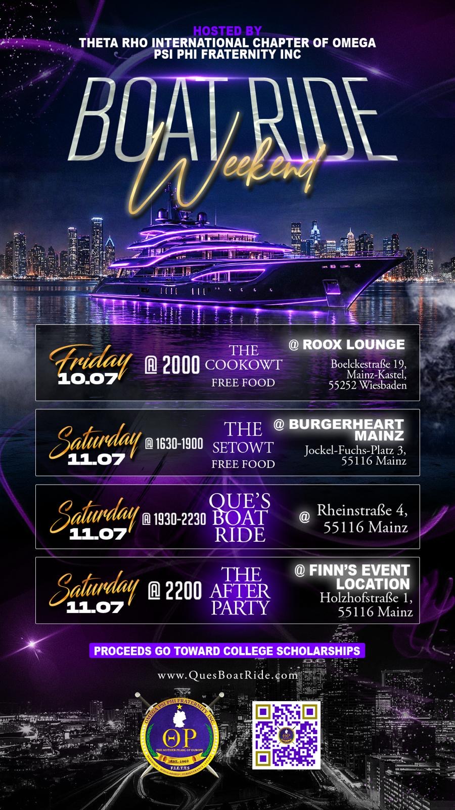 Que’s Boat Ride 2026